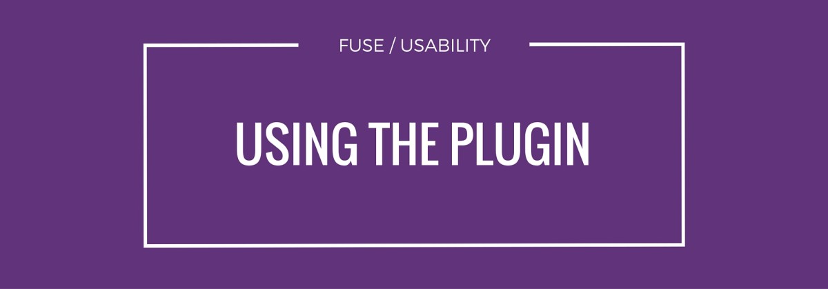 can you use the plugin