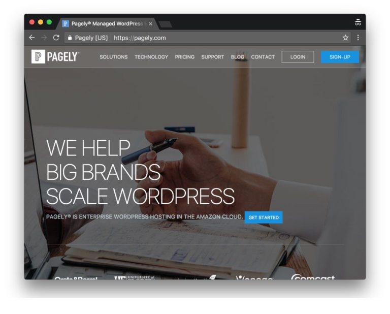 Pagely is enterprise-grade WordPress hosting